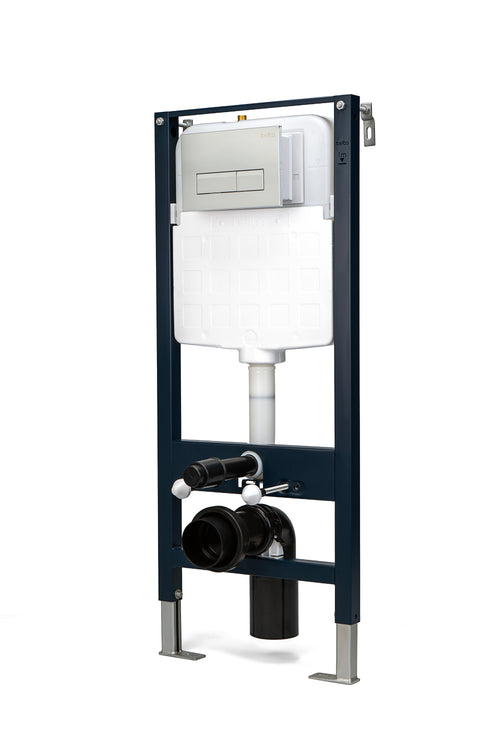 Belbo Full Frame Concealed Cistern with Chrome Flush Button | B-CFF-1070